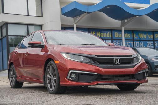 Red 2020 Honda Civic EX