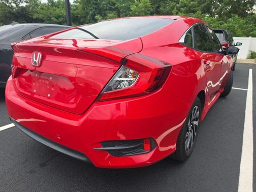 Red 2017 Honda Civic LX