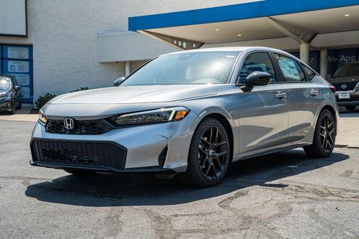 Solar Silver Metallic 2026 Honda Civic Sport