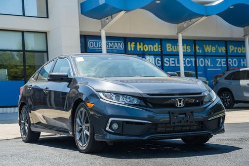 Blue 2019 Honda Civic EX