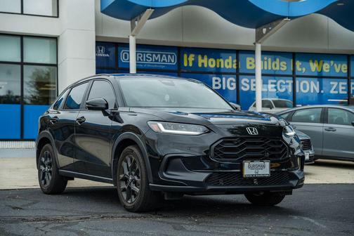 Crystal Black Pearl 2025 Honda HR-V AWD Sport