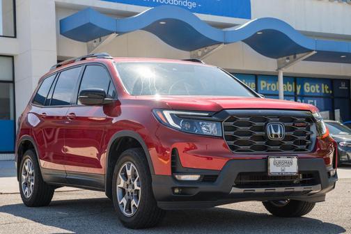 Radiant Red Metallic II 2023 Honda Passport AWD TrailSport