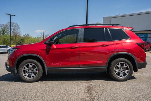 Radiant Red Metallic II 2023 Honda Passport AWD TrailSport