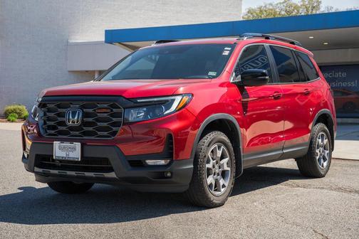 Radiant Red Metallic II 2023 Honda Passport AWD TrailSport