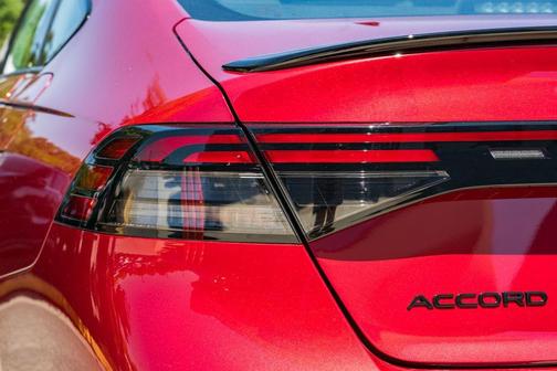 Radiant Red Metallic 2026 Honda Accord Hybrid Sport-L
