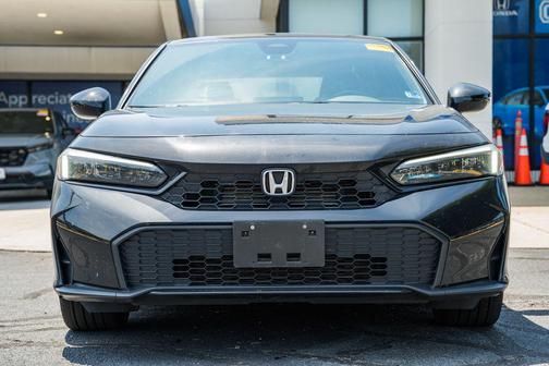 Crystal Black Pearl 2025 Honda Civic Hybrid Sport