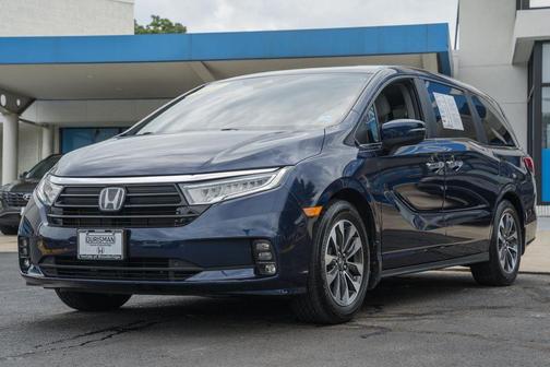 Blue 2022 Honda Odyssey EX-L