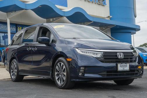 Blue 2022 Honda Odyssey EX-L