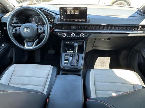 Platinum White Pearl 2023 Honda CR-V Hybrid Sport Touring AWD