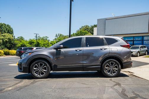 Gray 2022 Honda CR-V AWD EX-L