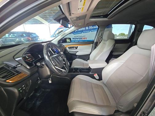 Gray 2022 Honda CR-V AWD EX-L