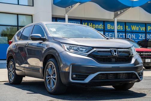 Gray 2022 Honda CR-V AWD EX-L