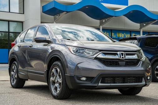 Modern Steel Metallic 2018 Honda CR-V EX