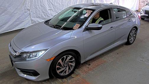 Lunar Silver Metallic 2018 Honda Civic EX