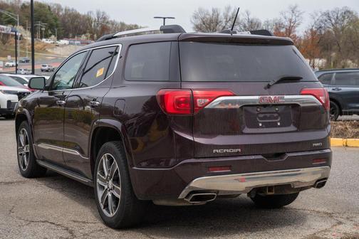 Black Cherry Metallic 2017 GMC Acadia Denali