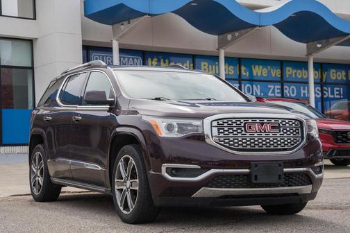 Black Cherry Metallic 2017 GMC Acadia Denali