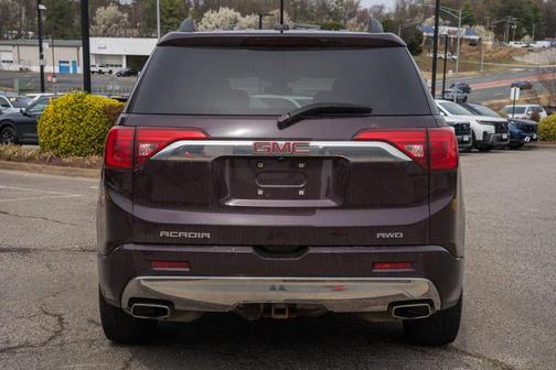 Black Cherry Metallic 2017 GMC Acadia Denali