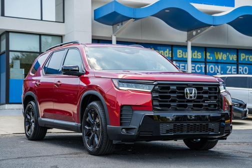Radiant Red Metallic II 2026 Honda Pilot Black Edition