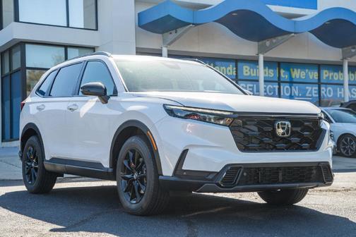 Platinum White Pearl 2027 Honda CR-V Hybrid Sport-L AWD