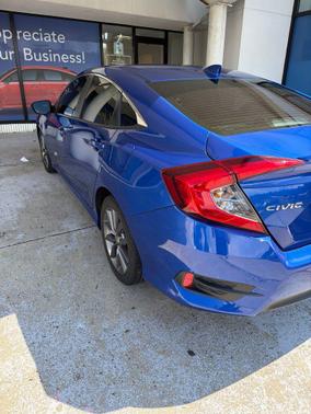 Blue 2021 Honda Civic EX-L