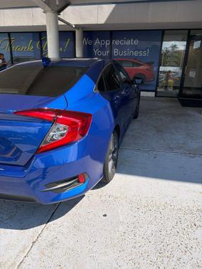 Blue 2021 Honda Civic EX-L