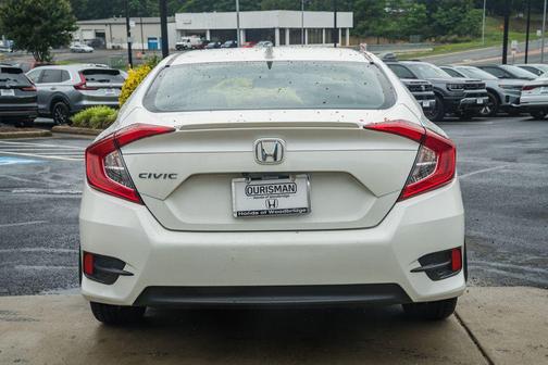 White 2018 Honda Civic EX-L