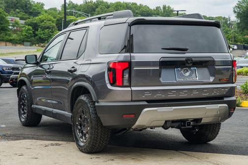Modern Steel Metallic 2026 Honda Passport AWD TrailSport Blackout