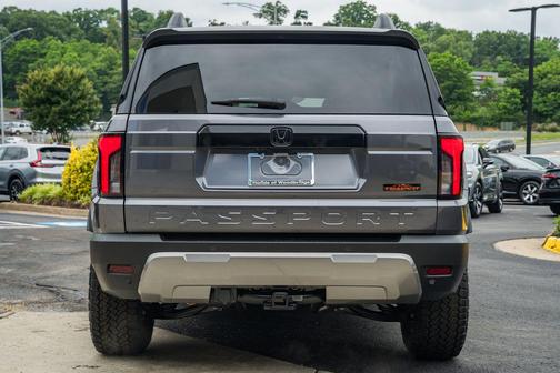 Modern Steel Metallic 2026 Honda Passport AWD TrailSport Blackout