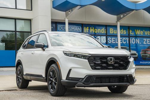 Platinum White Pearl 2026 Honda CR-V Hybrid Sport-L AWD