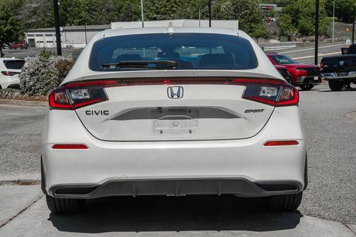 Platinum White 2023 Honda Civic Sport