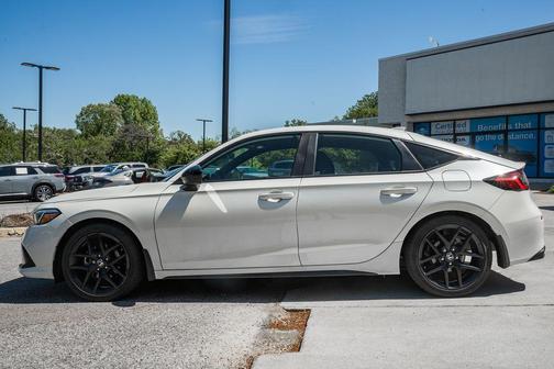 Platinum White 2023 Honda Civic Sport