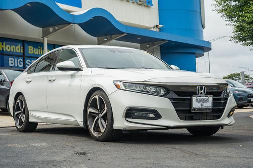 Platinum White 2018 Honda Accord Sport