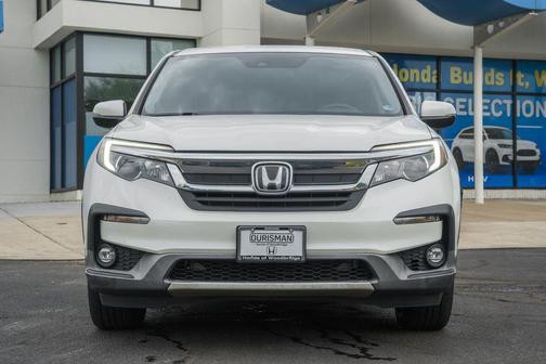 Platinum White Pearl 2020 Honda Pilot AWD EX