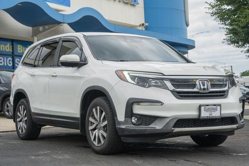 Platinum White Pearl 2020 Honda Pilot AWD EX