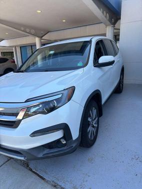 Platinum White Pearl 2020 Honda Pilot AWD EX