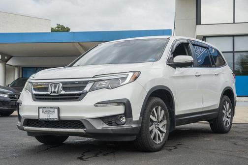 Platinum White Pearl 2020 Honda Pilot AWD EX