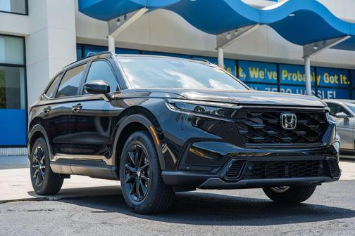 Crystal Black Pearl 2026 Honda CR-V Hybrid Sport-L AWD