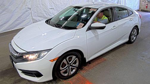 Taffeta White 2018 Honda Civic LX