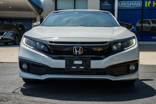 White 2019 Honda Civic Sport