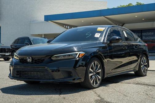 Crystal Black Pearl 2022 Honda Civic EX-L
