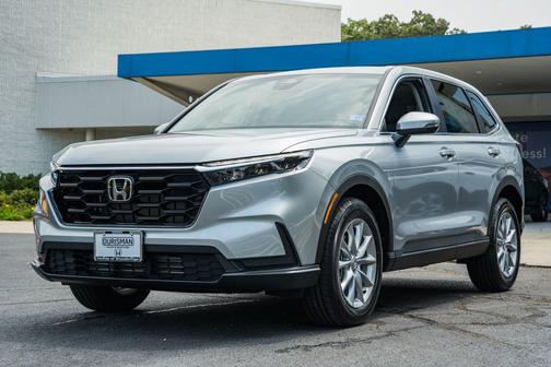 Solar Silver Metallic 2026 Honda CR-V EX AWD