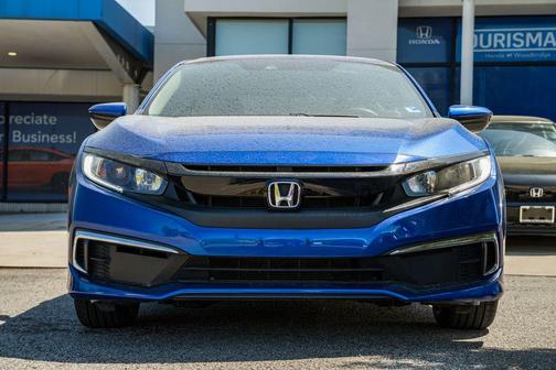 Blue 2020 Honda Civic LX