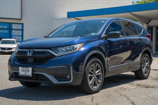 Blue 2020 Honda CR-V AWD EX
