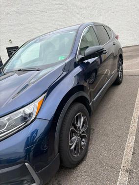 Blue 2020 Honda CR-V AWD EX