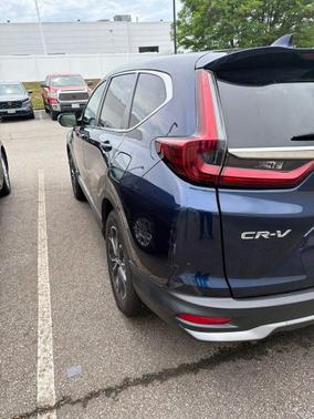 Blue 2020 Honda CR-V AWD EX