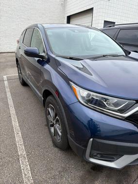 Blue 2020 Honda CR-V AWD EX