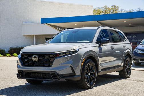Gray 2026 Honda CR-V Hybrid Sport FWD