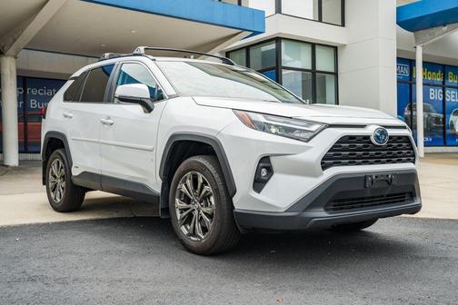 Wind Chill Pearl 2024 Toyota RAV4 Hybrid XLE Premium