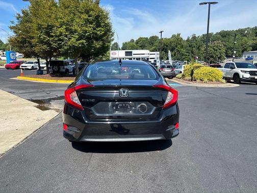 Black 2018 Honda Civic EX