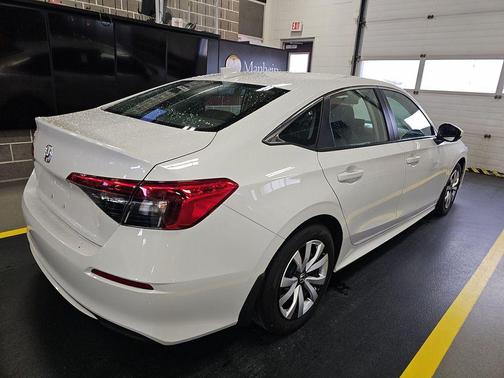Platinum White Pearl 2024 Honda Civic LX